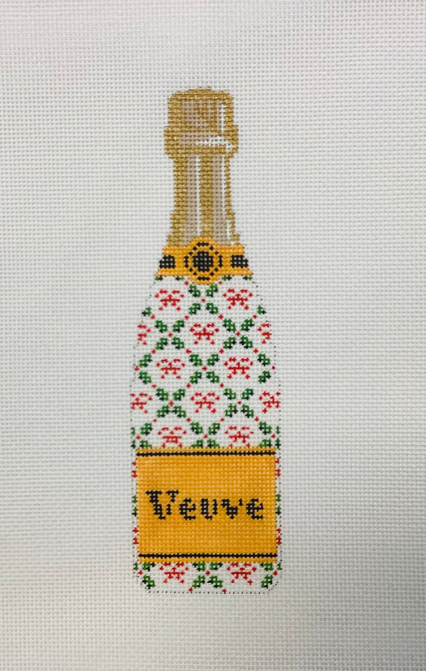 Veuve bottle- Holiday Trellis