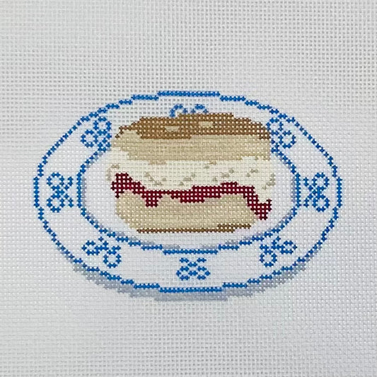 WS Blue Bow Scone