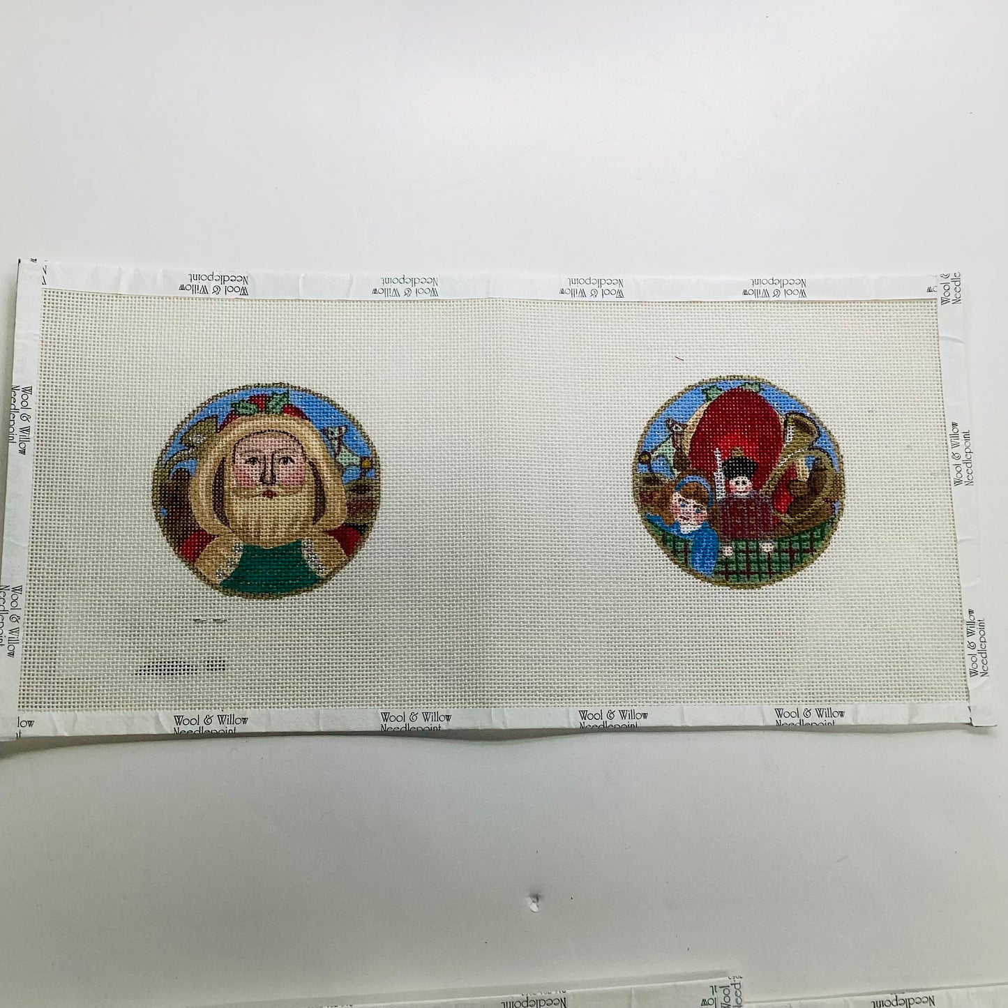 Santa and Toys (2 sided) Round
