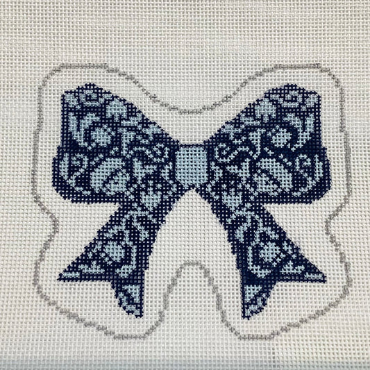 Floral Print Bow