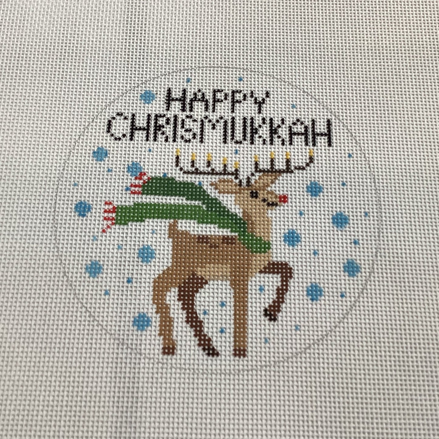 Reindeer Happy Chrismakkuh Ornament