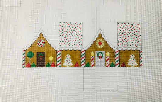 Red and Green Sprinkle Roof, 3D Gingerbread House (Copy)