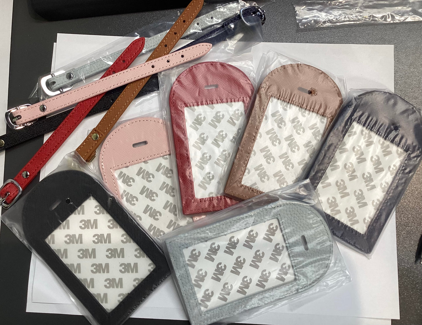 Self Finish Bag Tag Navy Blue