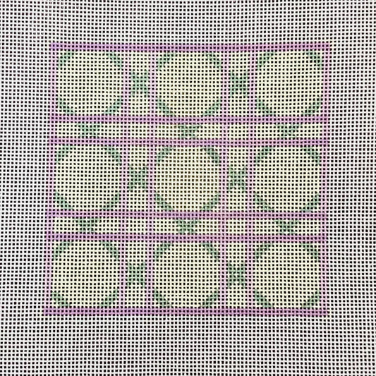 Lavender Cane Coaster