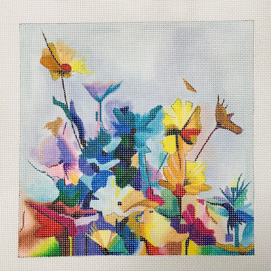 Watercolor Floral by Mindy