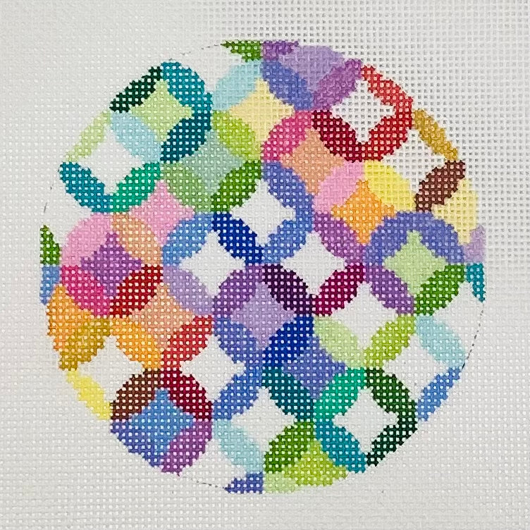 Mimi Quilt Round Ornament