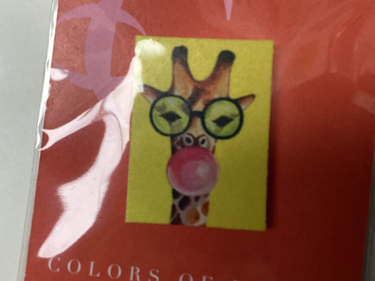 Giraffe with bubble Needleminder