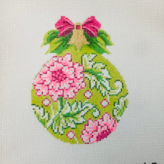 Green & Pink Floral Ball