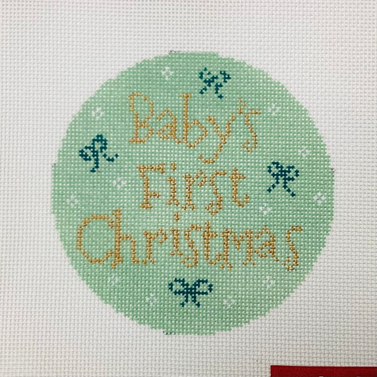 Baby's First Christmas Green