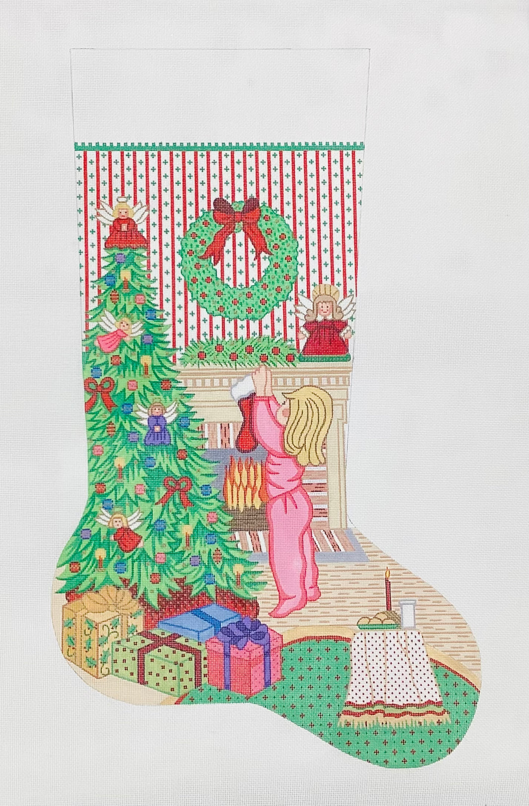 Nantucket Lady Christmas Stocking