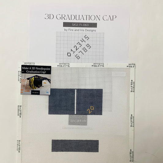 3D Graduation Cap Canvas