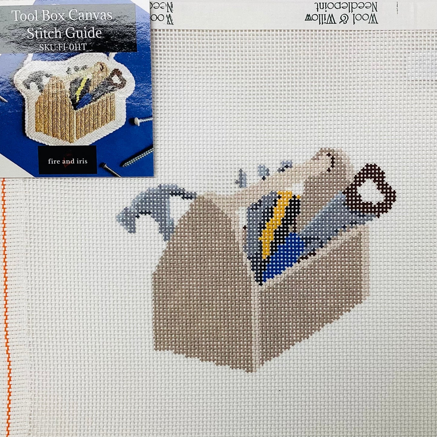 Tool Box Needlepoint Canvas