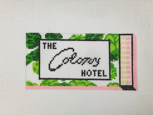 The Colony Hotel Matchbox Canvas