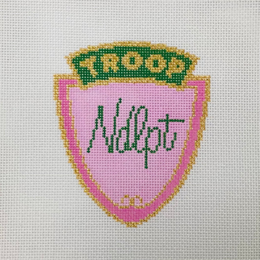 Troop Needlepoint Badge