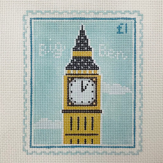 Big Ben Stamp Needlepoint Canvas
