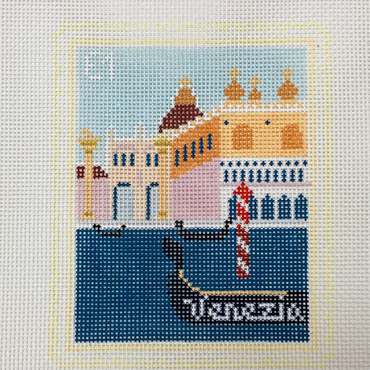 Venice Stamp Needlepoint Canvas