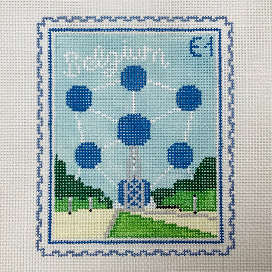 Brussels Stamp Needlepoint Canvas
