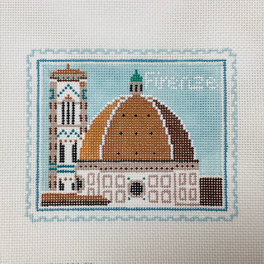 Florence Stamp Needlepoint Canvas
