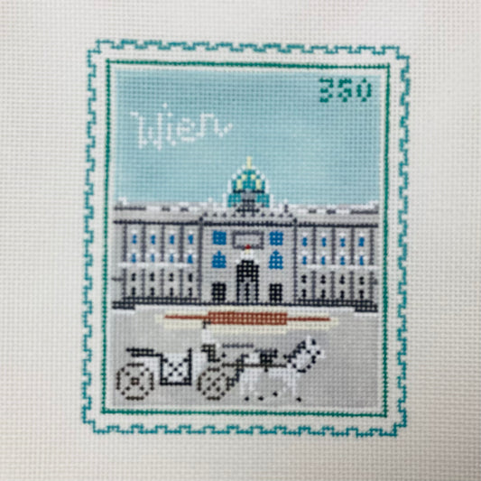 Vienna Stamp Needlepoint Canvas