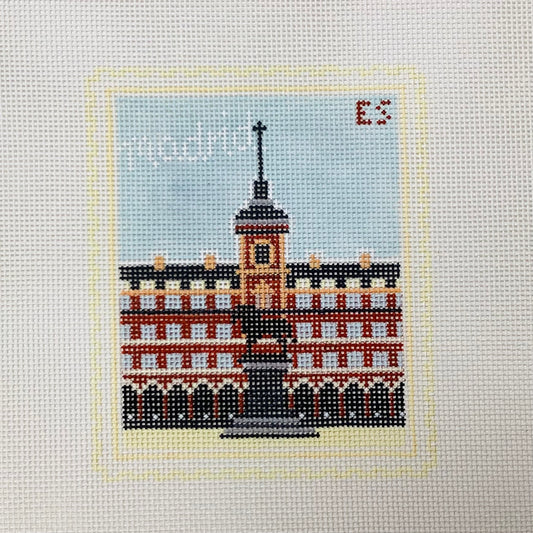 Madrid Stamp Needlepoint Canvas