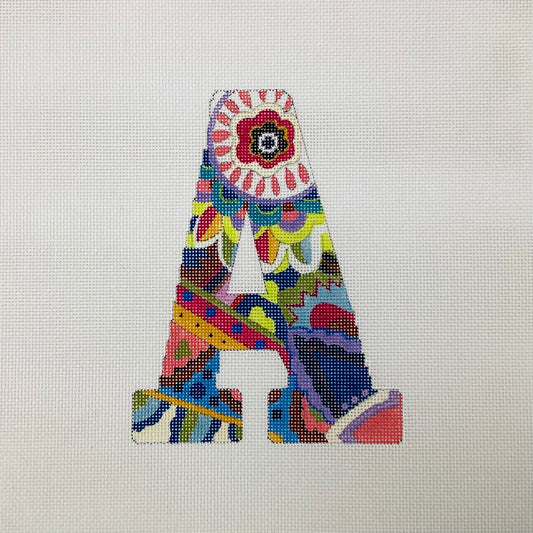 Colors of Praise 6" Letter A