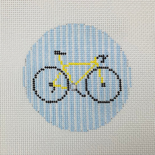 Road Bike Needlepoint Ornament