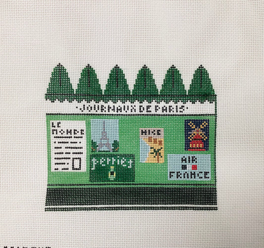 3D Journaux de Paris Canvas
