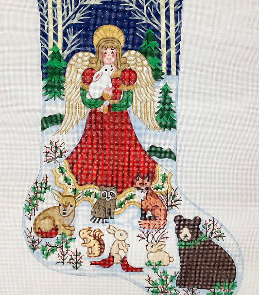Woodland Angel Stocking
