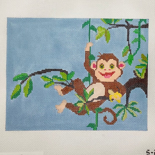Monkey in Tree Tooth Fairy Pillow