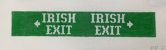 Irish Exit Key Fob Canvas