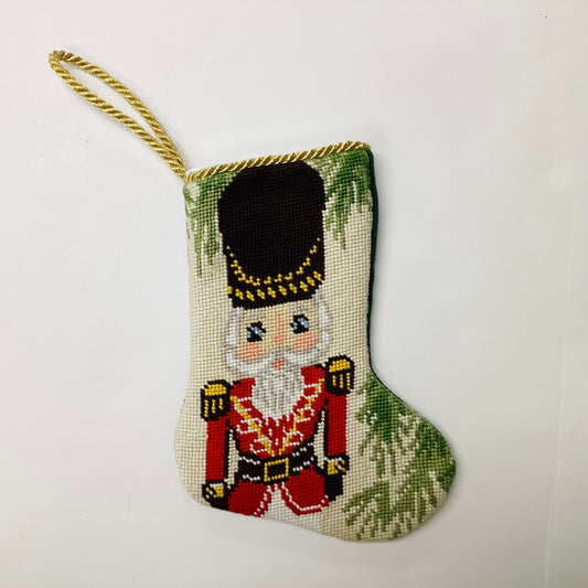 Nutcracker in Red- Bauble Stocking Prefinished
