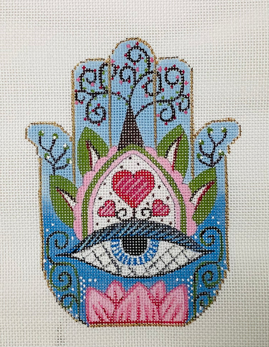 Hamsa Eye Blue