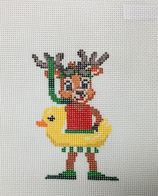 Reindeer Games: Swimming Reindeer