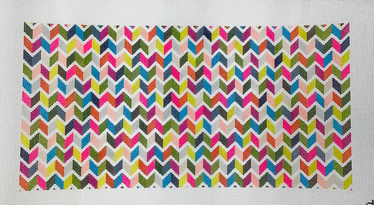 Chevron Stripe Tote / Pillow Needlepoint Canvas