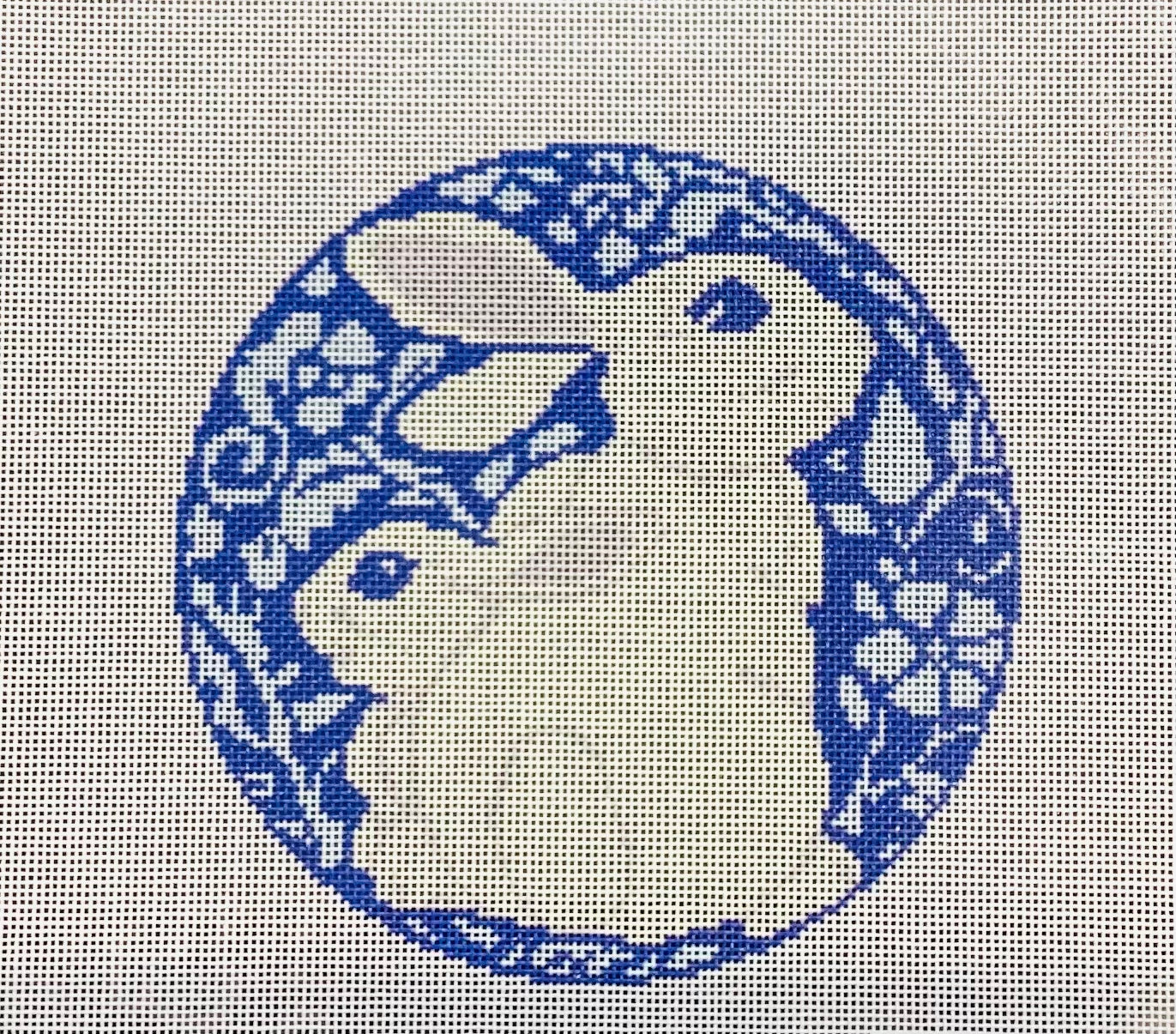 Blue and White Bunnies