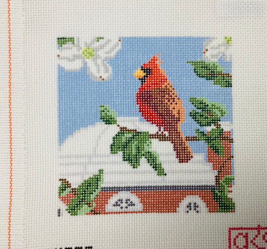 Cardinal at Monticello