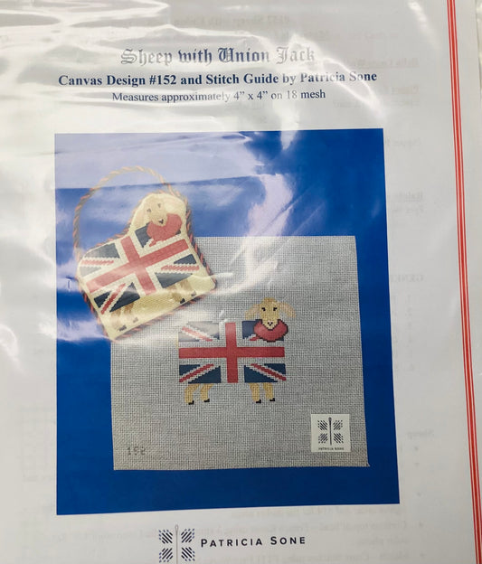 Sheep Union Jack with Stitch Guide