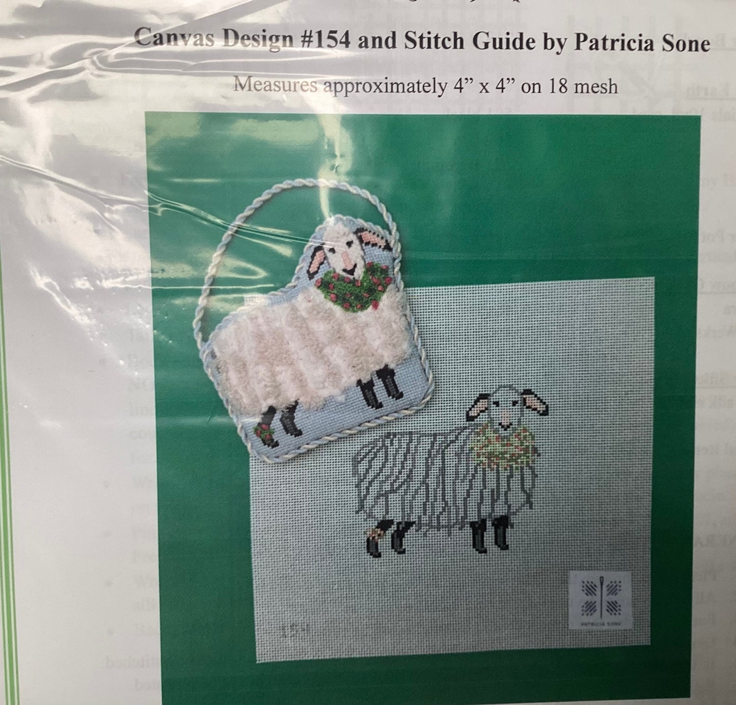 Wooly Sheep with stitch guide
