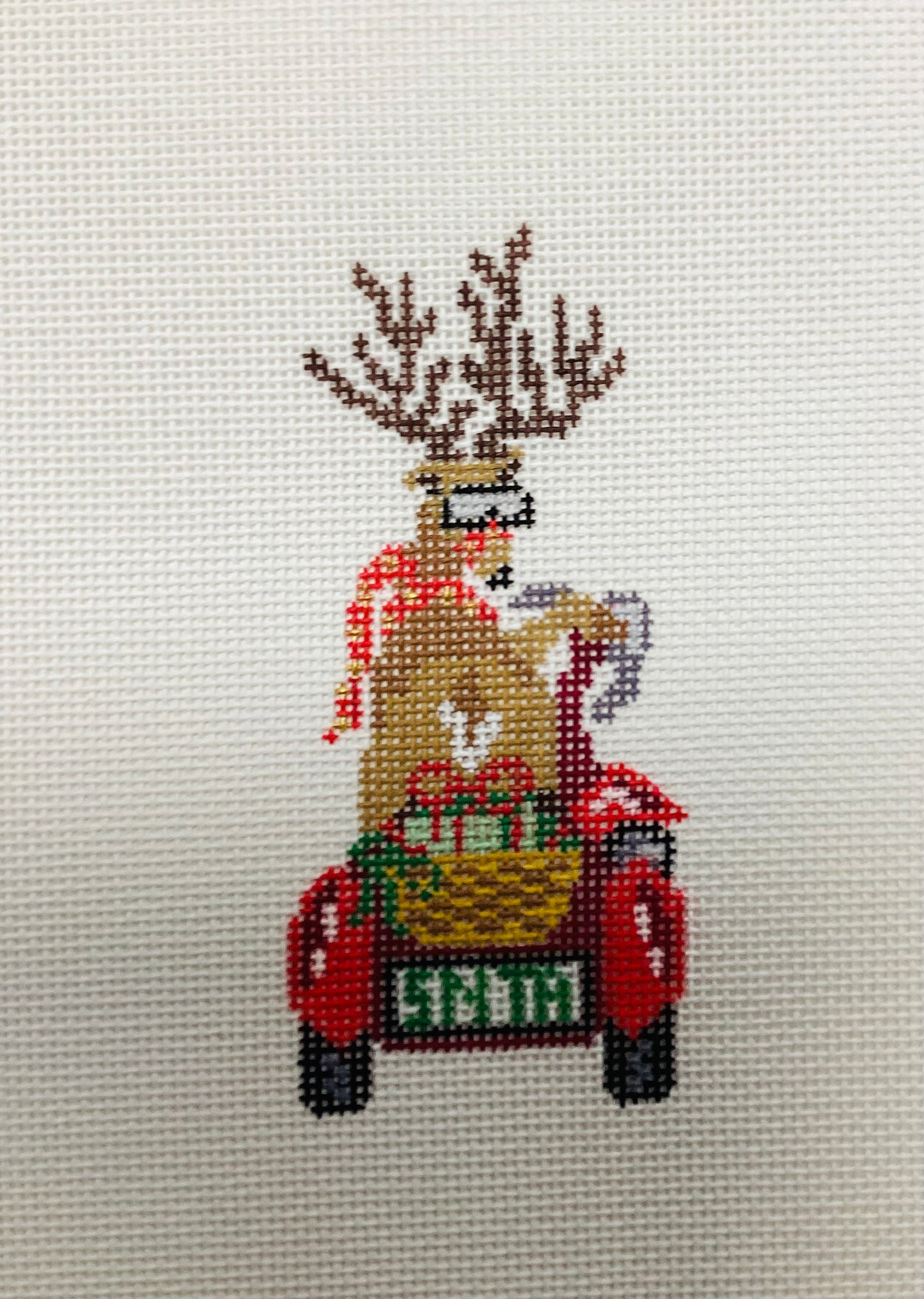 Dolce Vita Reindeer Needlepoint