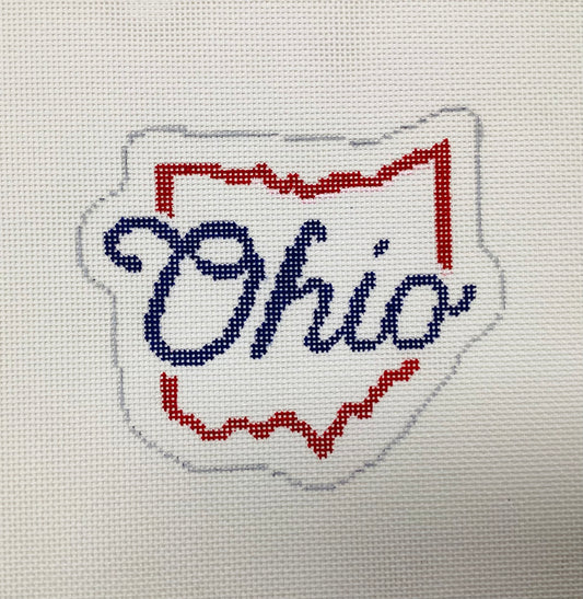 State of Ohio Needlepoint