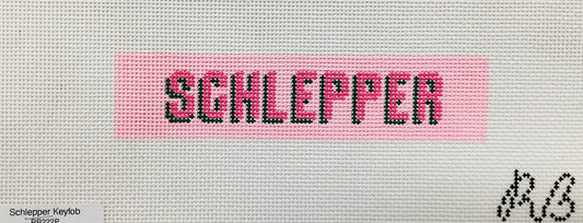Schlepper Keyfob Needlepoint