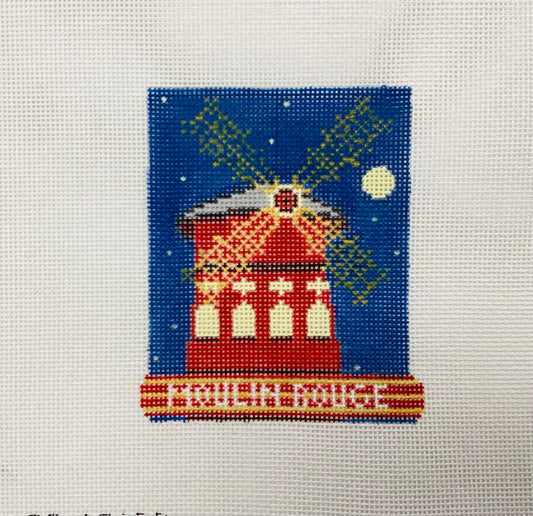 Le Moulin Rouge Needlepoint