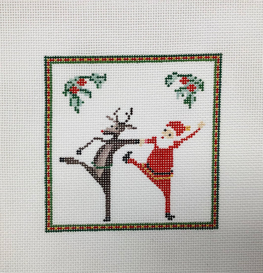 High Kick Needlepoint