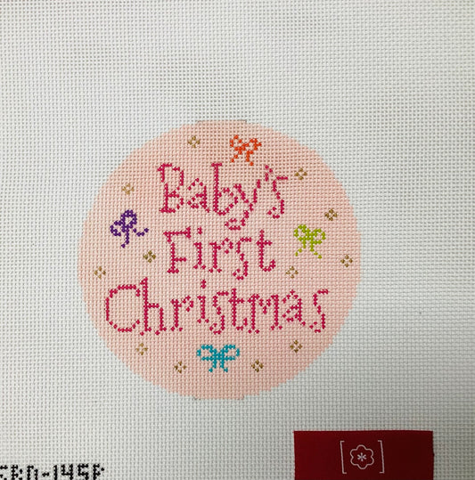 Baby's First Christmas Pink