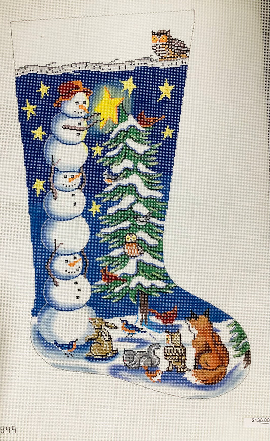 Piling on to Place the Star Stocking