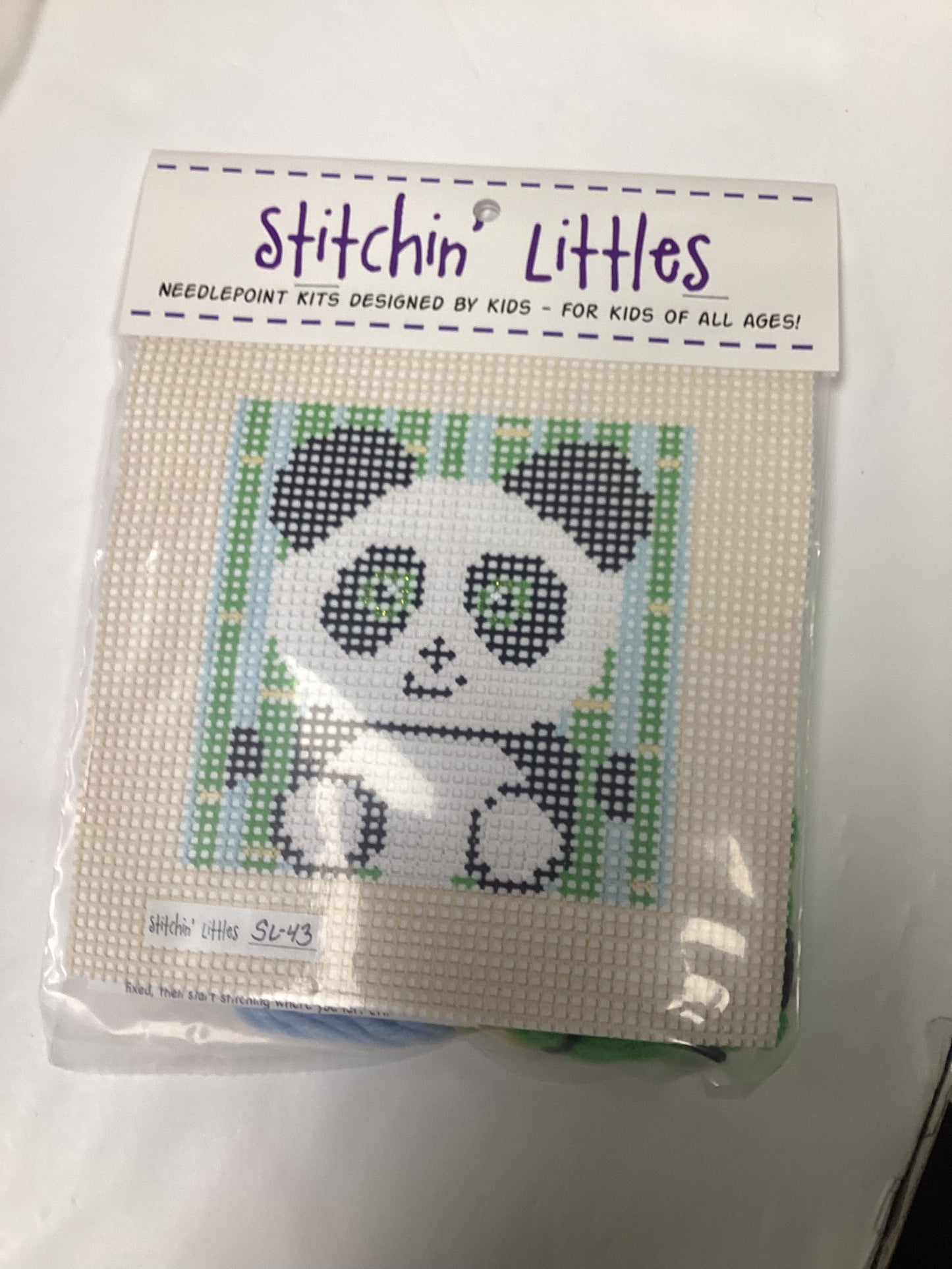 Stitchin' Littles Kit 5x5 Panda