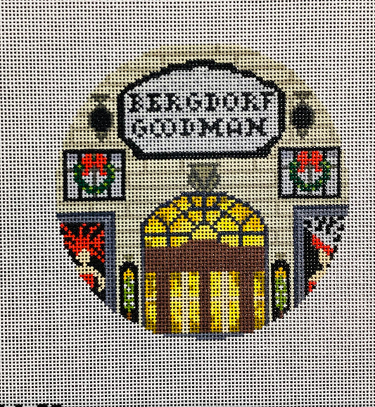 Bergdorf Goodman Needlepoint Round