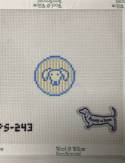 Scooby Bag Charm Needlepoint