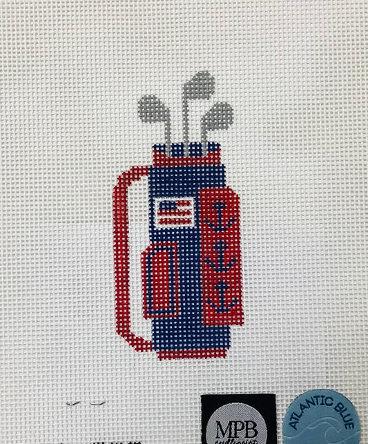 USA Golf Bag Needlepoint