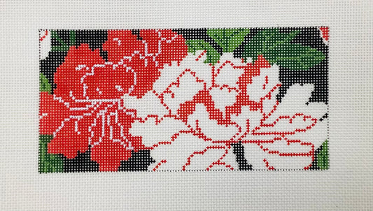 Peony Insert Needlepoint Canvas